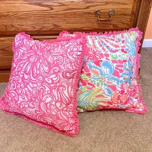 Set of 2 Lilly Pulitzer Throw Pillows